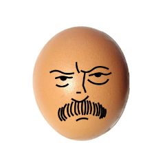 ron swanson as an egg