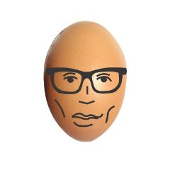 rupaul as an egg